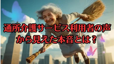 通所介護サービス利用者の声から見えた本音とは？