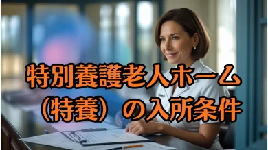 特別養護老人ホーム（特養）の入所条件をわかりやすく解説｜申請方法・費用もまとめて紹介